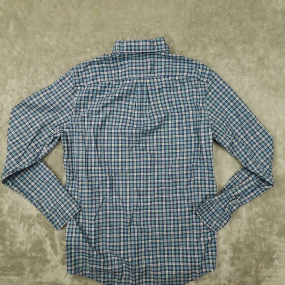 Vineyard Vines Blue Plaid Classic Fit Tucker Shirt size Small - Picture 4 of 8